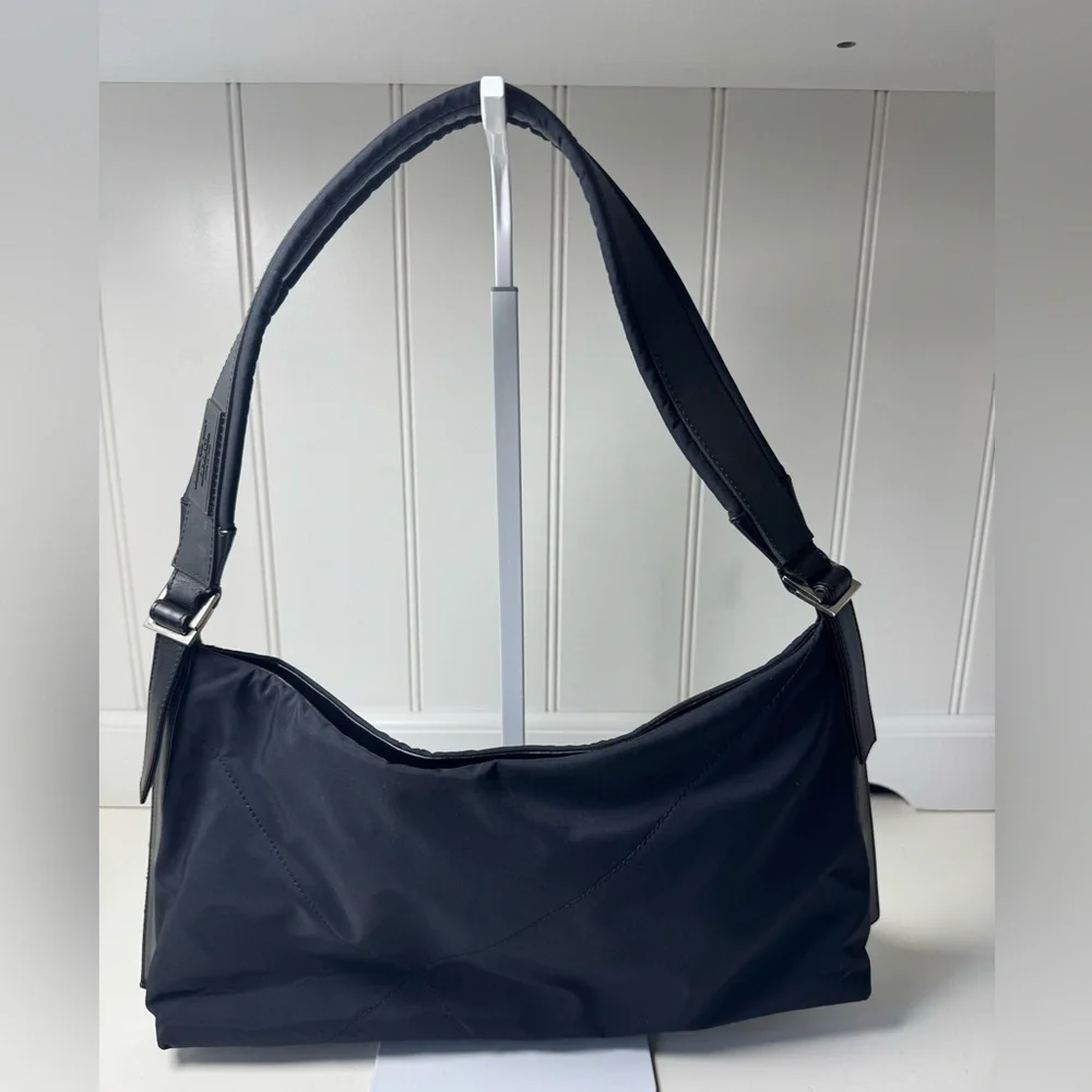 Salvatore Ferragamo Women’s Nylon One Shoulder Bag Black